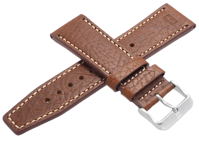 Detal klamry paska Tommy Hilfiger 679301771 srebrny mat.